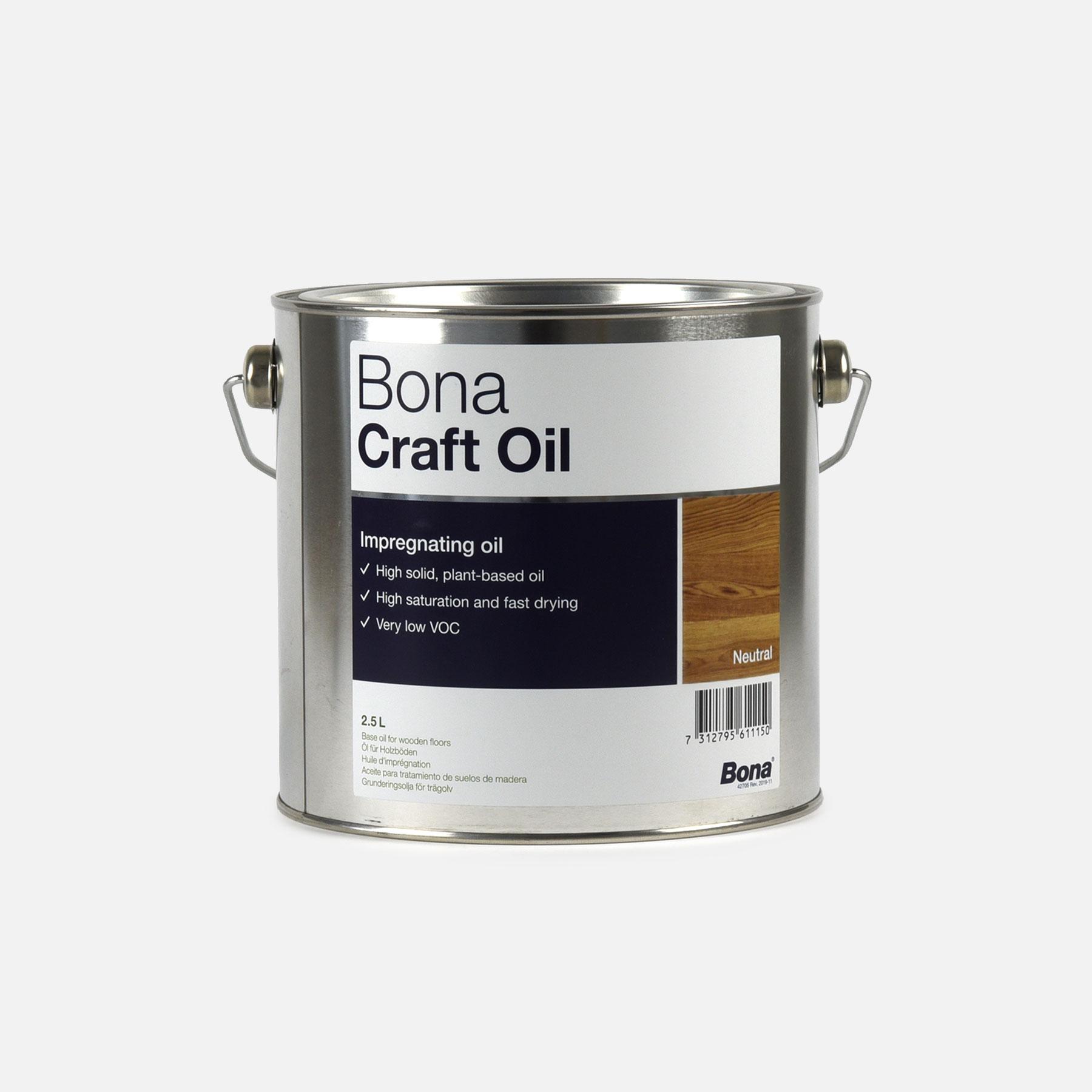 Bona Craft Öl 1K |Pure (farblos) | Gebinde 2.5 Liter
