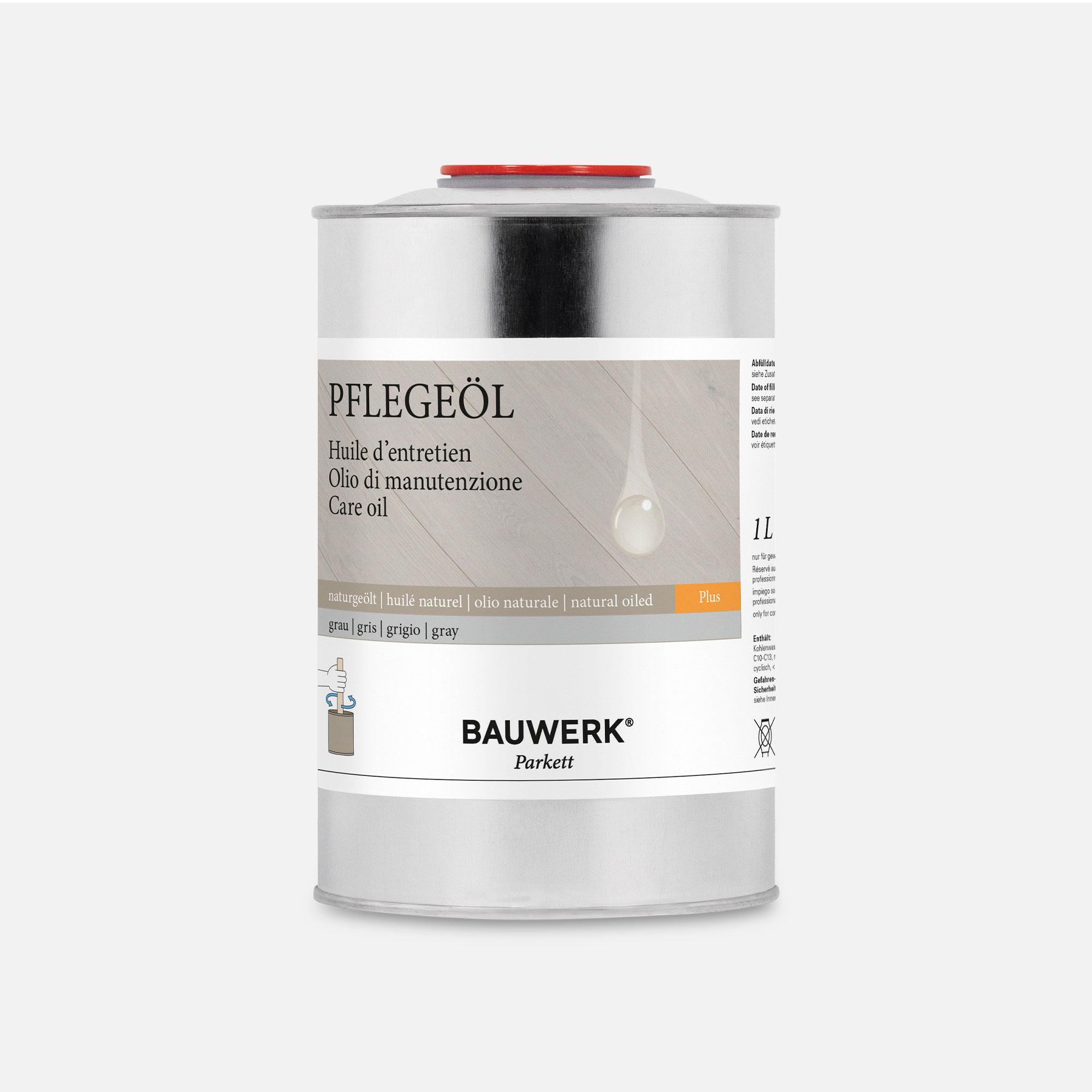 Olio di manutenzione piu Bauwerk grigio 1 lt.